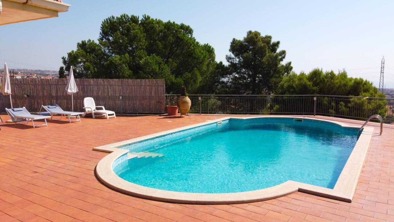 Holiday Flower Villa Panoramica Sul Golfo Di Catania มิสแตร์เบียงโก ภายนอก รูปภาพ