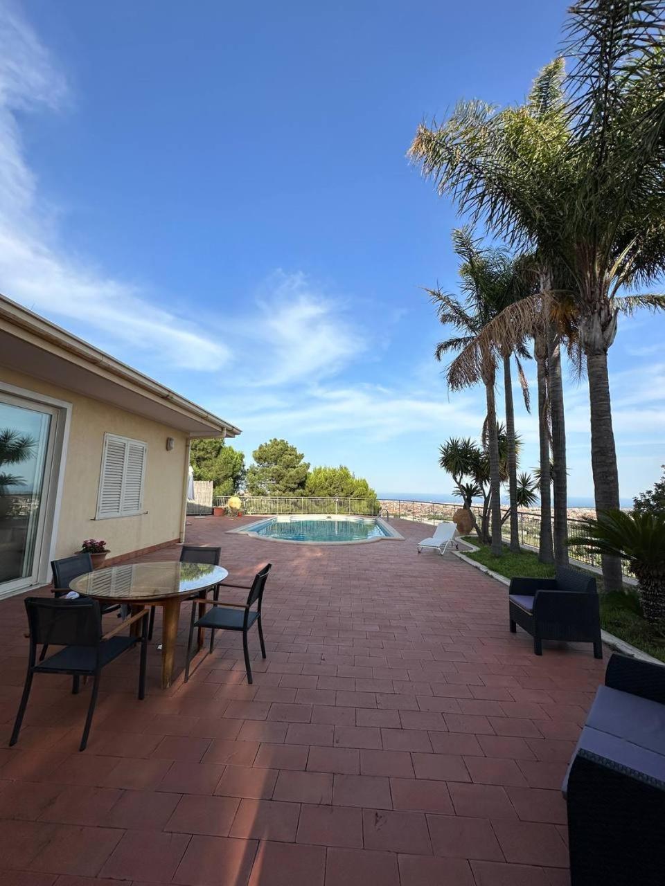 Holiday Flower Villa Panoramica Sul Golfo Di Catania มิสแตร์เบียงโก ภายนอก รูปภาพ